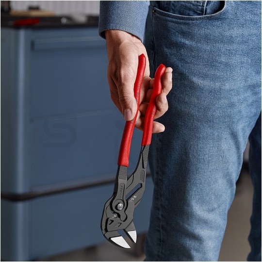 Szczypce nastawne uniwersalne 300mm fosforanowane Klucz do śrub, nakrętek i armatury KNIPEX 86 01 300