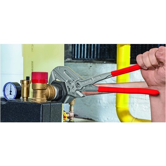 Szczypce nastawne uniwersalne XL 400mm chromowane Klucz do śrub, nakrętek i armatury KNIPEX 86 03 400