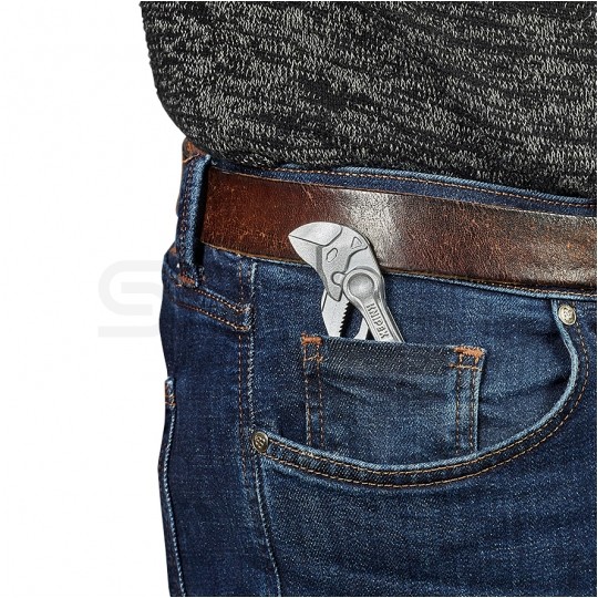 Szczypce nastawne uniwersalne XS 100mm chromowane Klucz do rur i armatury KNIPEX 86 04 100