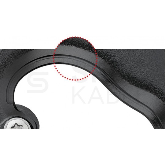 Szczypce nożyce zapadkowe do cięcia przewodów kabli drutów stalowych 45mm mech. zapadkowy KNIPEX 95 32 315 A