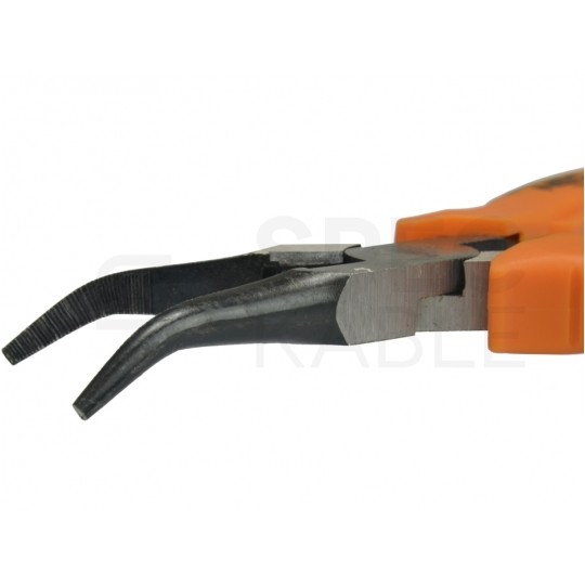 Szczypce półokragłe tnące uniwersalne 140mm wygięte 45° precyzyjne NEO 01-103