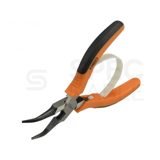 Szczypce półokragłe tnące uniwersalne 140mm wygięte 45° precyzyjne NEO 01-103