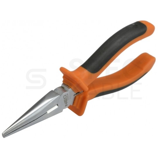 Szczypce półokragłe tnące uniwersalne 160mm proste ząbkowane NEO 01-013