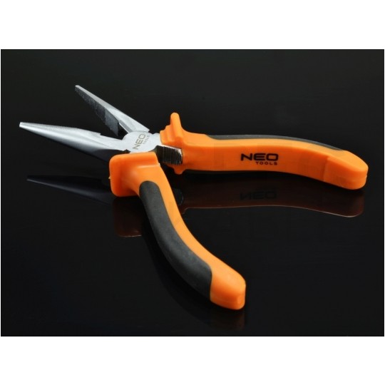 Szczypce półokragłe tnące uniwersalne 160mm proste ząbkowane NEO 01-013