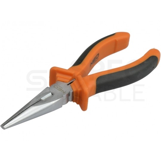 Szczypce półokragłe tnące uniwersalne 160mm proste ząbkowane NEO 01-013