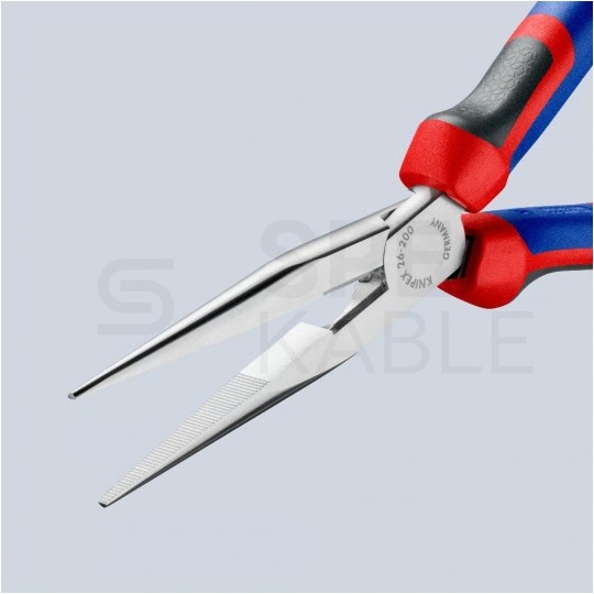 Szczypce półokrągłe tnące uniwersalne 200mm chromowane KNIPEX 26 15 200