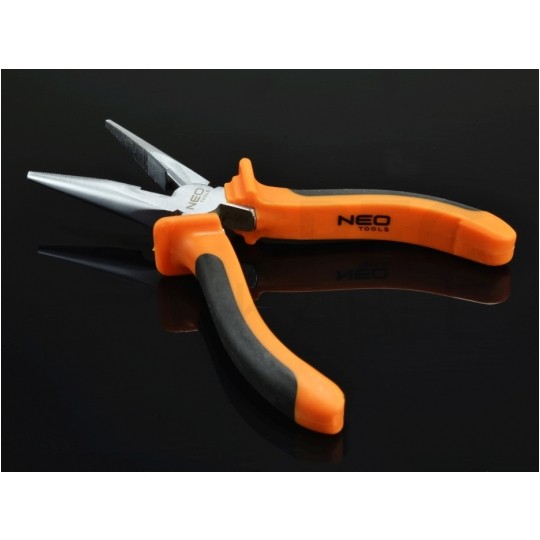 Szczypce półokragłe tnące uniwersalne 200mm proste ząbkowane NEO 01-014