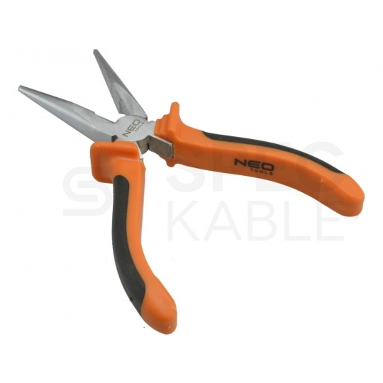 Szczypce półokragłe tnące uniwersalne 200mm proste ząbkowane NEO 01-014