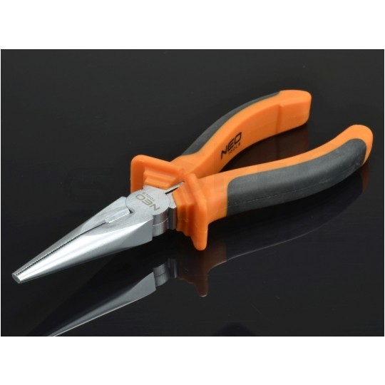 Szczypce półokragłe tnące uniwersalne 200mm proste ząbkowane NEO 01-014