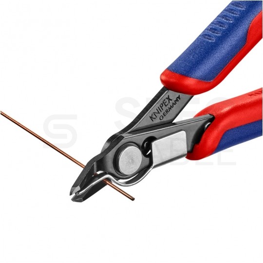 Szczypce precyzyjne tnące 125mm Super Knips czernione do cięcia drutu twardego dla elektroników KNIPE 78 81 125