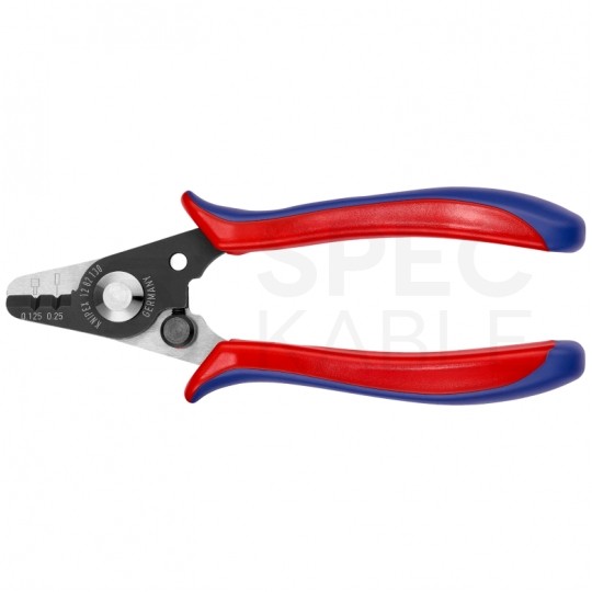Szczypce Ściągacz izolacji do kabli i włókien światłowodowych 130mm KNIPEX 12 82 130 SB