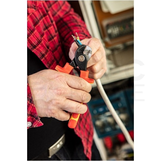 Szczypce tnące do cięcia kabli 160mm polerowane izolowane 1kV NEO 01-233