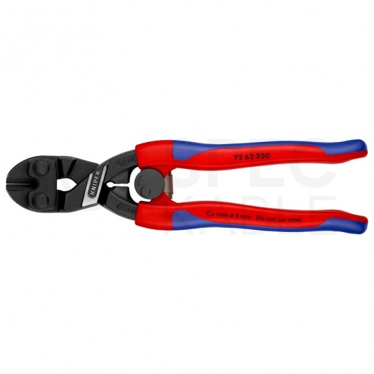 Szczypce tnące o zwiększonym przełożeniu do płaskiego cięcia 200mm KNIPEX 72 62 200