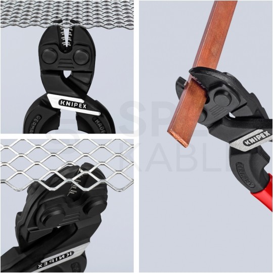 Szczypce tnące przegubowe 160mm CoBolt S powlekane KNIPEX 71 01 160