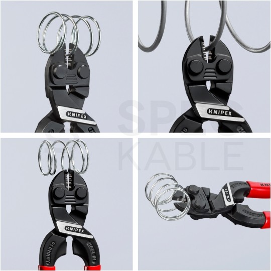 Szczypce tnące przegubowe 160mm CoBolt S powlekane KNIPEX 71 01 160