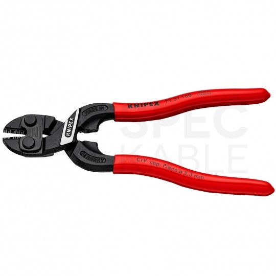 Szczypce tnące przegubowe 160mm CoBolt S powlekane z wgłębieniem KNIPEX 71 31 160