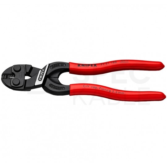 Szczypce tnące przegubowe 160mm CoBolt S powlekane z wgłębieniem KNIPEX 71 31 160