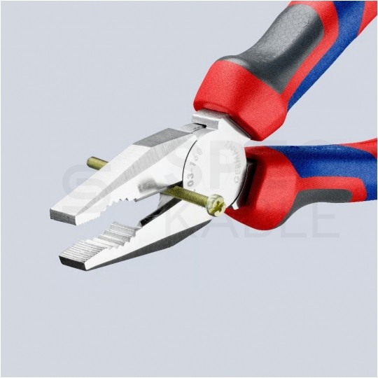 Szczypce uniwersalne 160mm chromowane Kombinerki do chwytania i cięcia KNIPEX 03 05 160