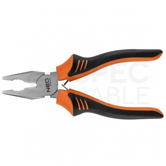 Szczypce uniwersalne 160mm kombinerki do chwytania i cięcia z blaszką rozpierającą NEO 01-250