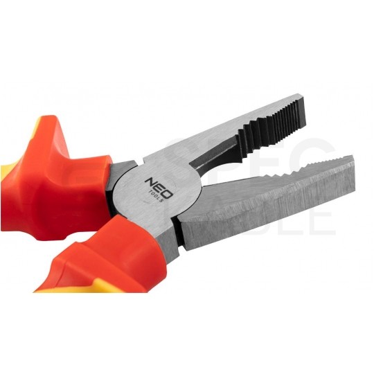 Szczypce uniwersalne 160mm polerowane chromowane Kombinerki do chwytania i cięcia dla elektryka 1kV NEO 01-220