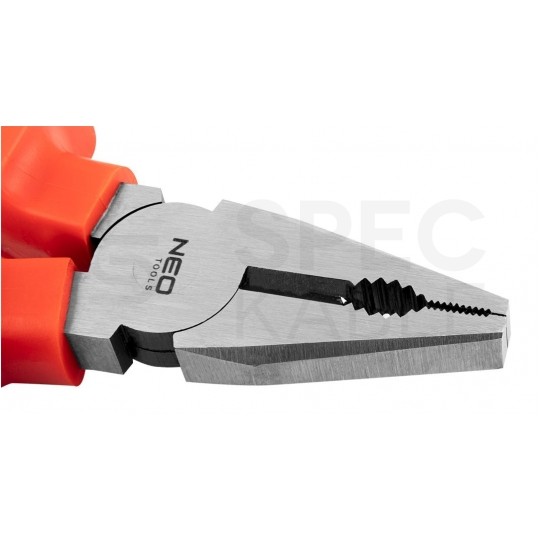 Szczypce uniwersalne 160mm polerowane chromowane Kombinerki do chwytania i cięcia dla elektryka 1kV NEO 01-220