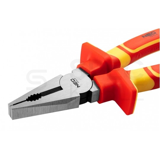 Szczypce uniwersalne 160mm polerowane chromowane Kombinerki do chwytania i cięcia dla elektryka 1kV NEO 01-220