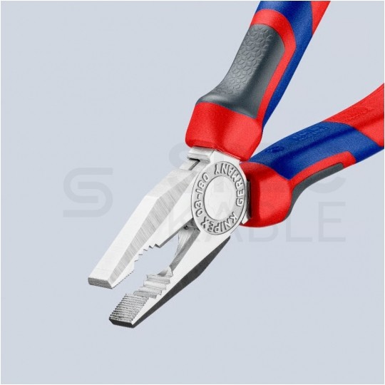 Szczypce uniwersalne 180mm chromowane Kombinerki do chwytania i cięcia KNIPEX 03 05 180