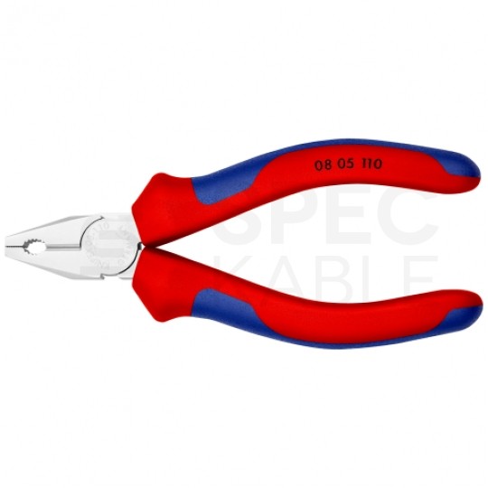 Szczypce uniwersalne miniaturowe 110mm chromowane MINI Kombinerki do chwytania i cięcia KNIPEX 08 05 110