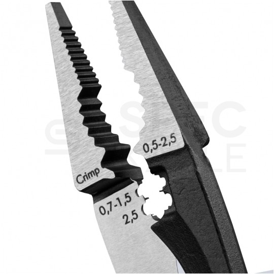 Szczypce wielofunkcyjne 6w1 dla elektryka 200mm do prac elektroinstalacyjnych KNIPEX 13 91 200