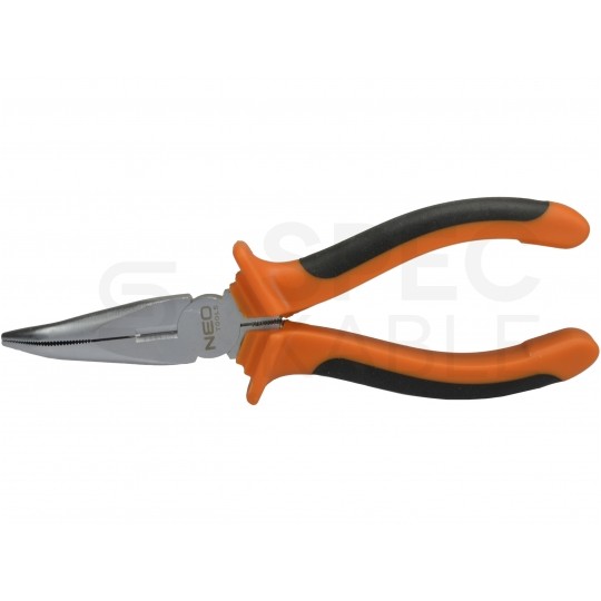 Szczypce wydłużone odgięte 200mm kombinerki do chwytania i cięcia NEO 01-016