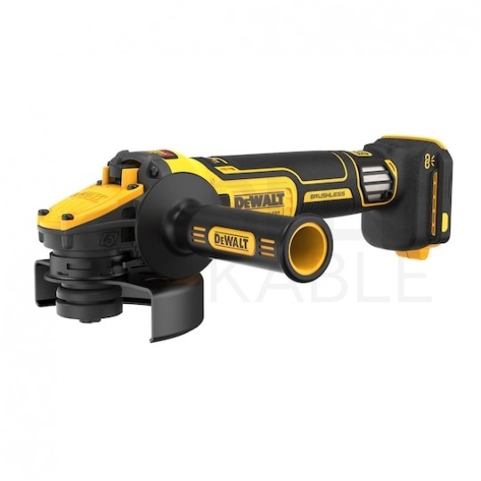 Szlifierka akumulatorowa 18/54V FLEXVOLT ( bez akumulatora ) ADVANTAGE,silnik bezszczotkowy,regulacja obrotów, do szlifowania i cięcia, tarcza 125mm 9000 obrotów/min M14 DCG409VSN DeWALT