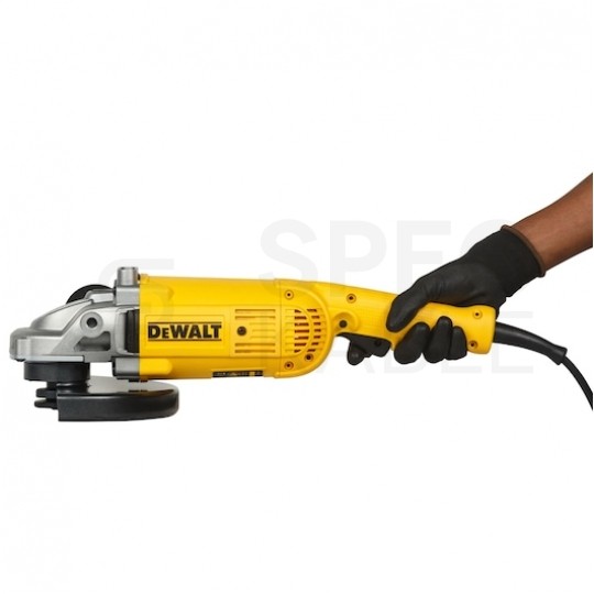 Szlifierka kątowa sieciowa 230V 2200W, do szlifowania i cięcia, tarcza 230mm 6600 obrotów/min M14 DWE492 DeWALT