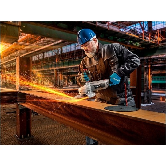 Szlifierka kątowa sieciowa 230V 2350W do szlifowania i cięcia, tarcza 230x22.2mm, 6500 obrotów na minutę GRAPHITE 59G207