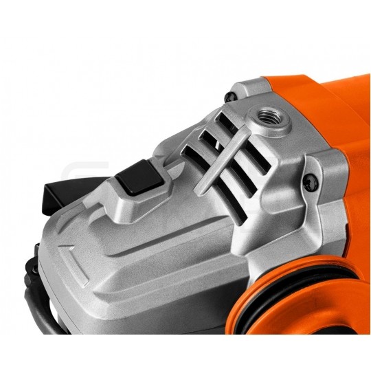 Szlifierka kątowa sieciowa 230V 3000W do szlifowania i cięcia, tarcza 230x22.2mm, 6600 obrotów na minutę NEO 04-715