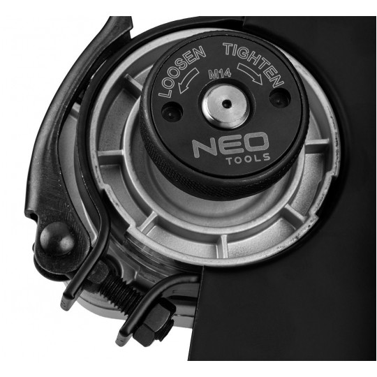 Szlifierka kątowa sieciowa 230V 3000W do szlifowania i cięcia, tarcza 230x22.2mm, 6600 obrotów na minutę NEO 04-715