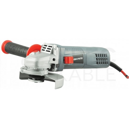 Szlifierka kątowa sieciowa 230V 900W do szlifowania i cięcia, tarcza 125x22.2mm, 12000 obrotów na minutę GRAPHITE 59G187