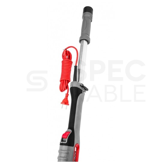 Szlifierka sieciowa 230V 800W LED teleskopowa do gipsu, tynków gipsowych, tarcza 215mm w zestawie z akcesoriami oraz torbą GRAPHITE 59G265