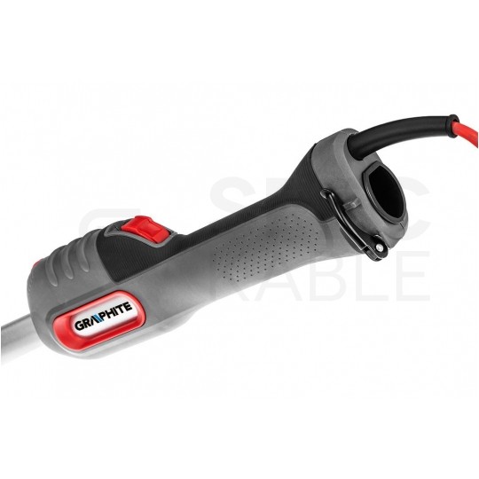 Szlifierka sieciowa 230V 800W LED teleskopowa do gipsu, tynków gipsowych, tarcza 215mm w zestawie z akcesoriami oraz torbą GRAPHITE 59G265