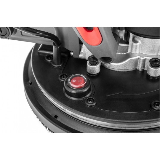 Szlifierka sieciowa 230V 800W LED teleskopowa do gipsu, tynków gipsowych, tarcza 215mm w zestawie z akcesoriami oraz torbą GRAPHITE 59G265