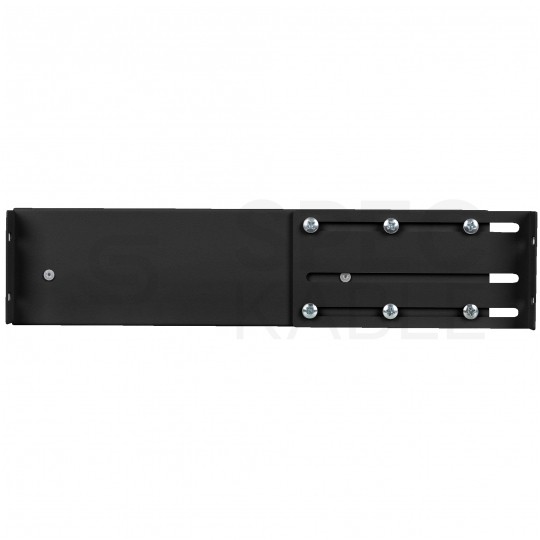 Szuflada z zamkiem do szafy RACK 19" 2U 360mm czarna na narzędzia, sprzęt i dokumenty Lanberg