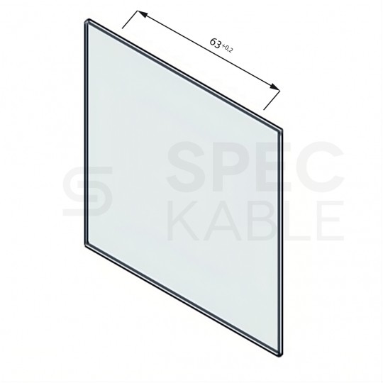 Szybka wymienna 63x63mm 5701 do wyłączników awaryjnych PPOŻ SPAMEL