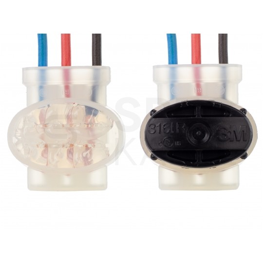 Szybkozłączka żelowa 316IR Scotchlok 3x0,5-1,5mm2 Złącze zaciskowe 3M 10szt