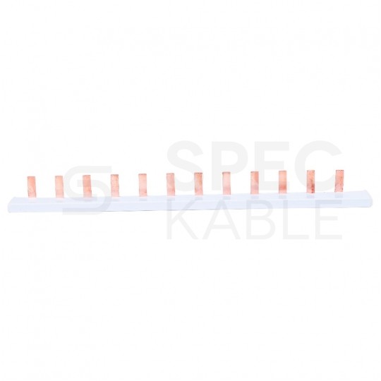 Szyna łączeniowa trzpieniowa SLIM 1-fazowa 10mm2 63A na 12 modułów NOARK