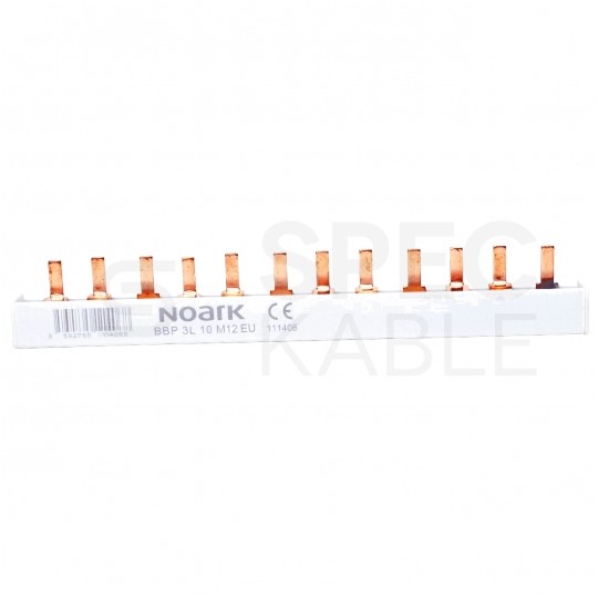 Szyna łączeniowa trzpieniowa SLIM 3-fazowa 10mm2 63A na 12 modułów NOARK