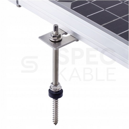 Szyna montażowa aluminiowa profil 40x40mm 3600mm do paneli PV