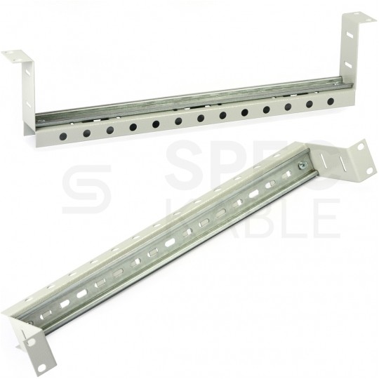 Szyna montażowa DIN TH35 1U RACK 19" biały TERRA