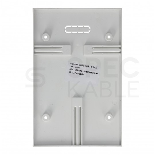 Tablica licznikowa 1-fazowa 155x240x12mm INCOBEX