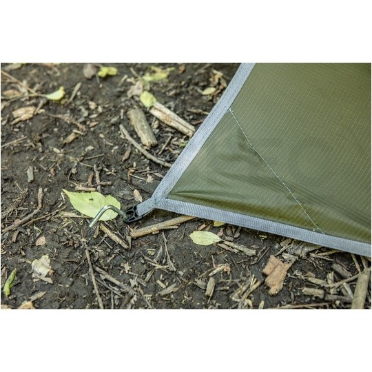 Tarp wodoodporny, płachta biwakowa 360 x 290cm 210T zielony NEO 63-130