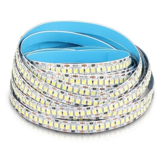 Taśma 1200x LED SMD 2835 18W/mb 6000K IP20 12V op=5m barwa CW biała zimna V-TAC VT-2835 240-H