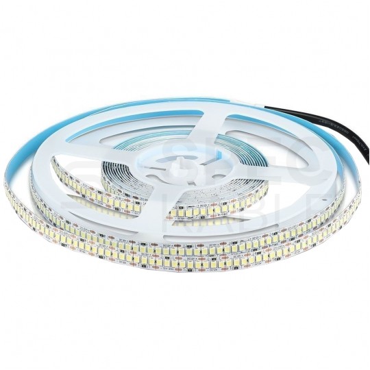 Taśma 1200x LED SMD 2835 18W/mb 6000K IP20 12V op=5m barwa CW biała zimna V-TAC VT-2835 240-H